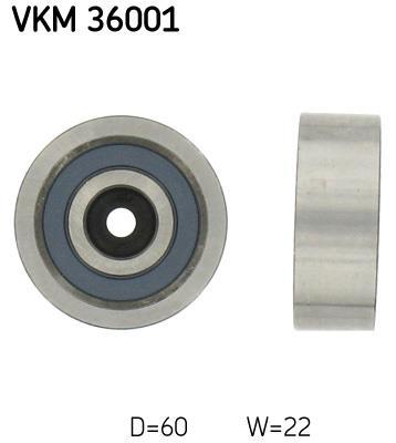 Polea inversión/guía, correa auxiliar servicios SKF ref. VKM 36001